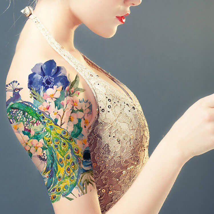 10 tatuajes de flores temporales para personas que no están listas para tinta permanente - 9 - junio 15, 2022