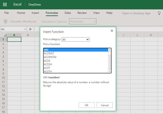 Diferencias entre Microsoft Excel Online y Excel - 21 - octubre 31, 2022