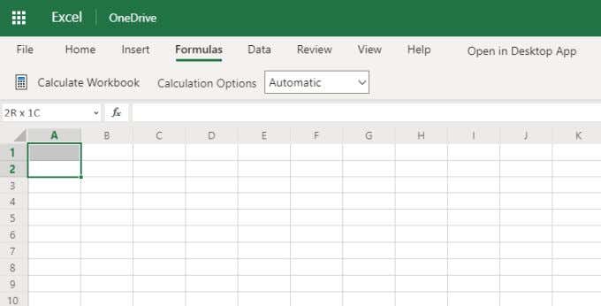 Diferencias entre Microsoft Excel Online y Excel - 17 - octubre 31, 2022