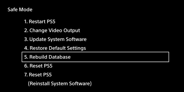 Cómo reconstruir la base de datos en PS4 y PS5 - 17 - julio 30, 2022