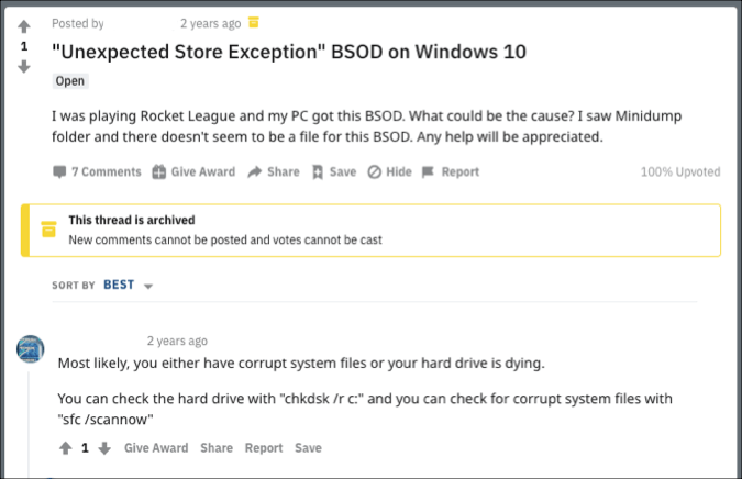 Cómo corregir un error inesperado de excepción de la tienda en Windows 10 - 7 - julio 29, 2022