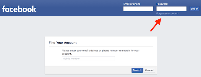 ¿Cómo recuperar una cuenta de Facebook? cuando no puede iniciar sesión - 13 - agosto 11, 2022