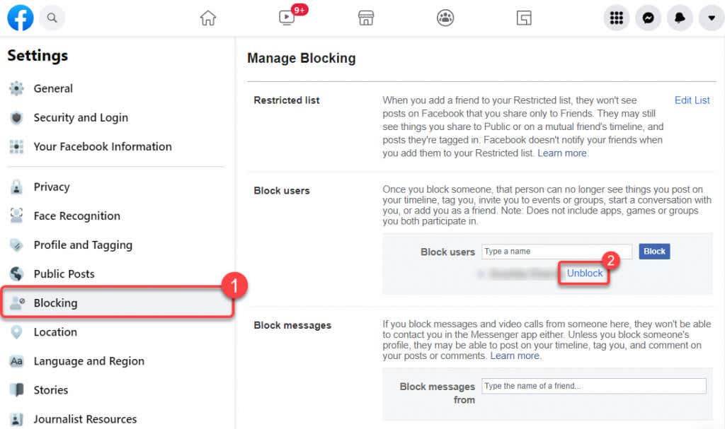 Cómo desbloquear a alguien en Facebook, Messenger, Instagram y WhatsApp - 11 - agosto 11, 2022