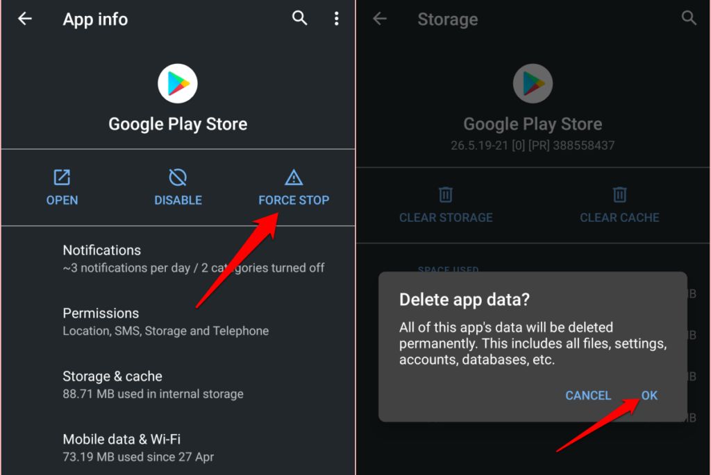 Google Play Store se sigue bloqueando en Android - 11 - agosto 13, 2022