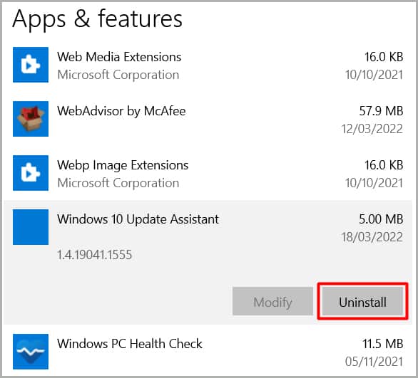 Cómo usar Windows Update Assistant para la actualización de Windows - 7 - agosto 13, 2022