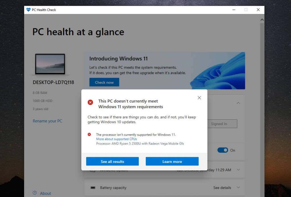 Corrige Windows 11 diciendo "su procesador no es compatible" - 11 - agosto 15, 2022