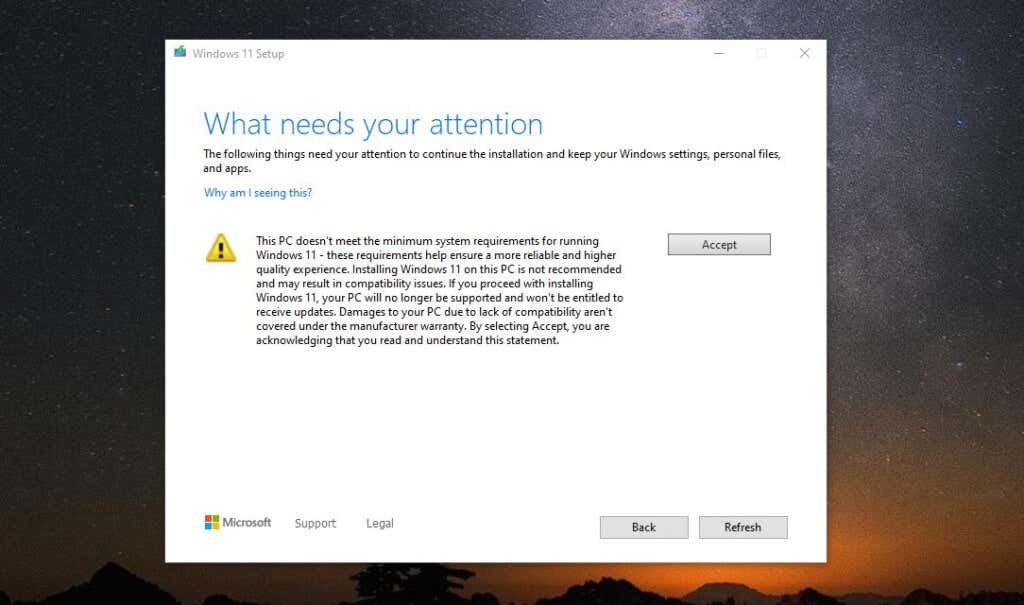 Corrige Windows 11 diciendo "su procesador no es compatible" - 37 - agosto 15, 2022