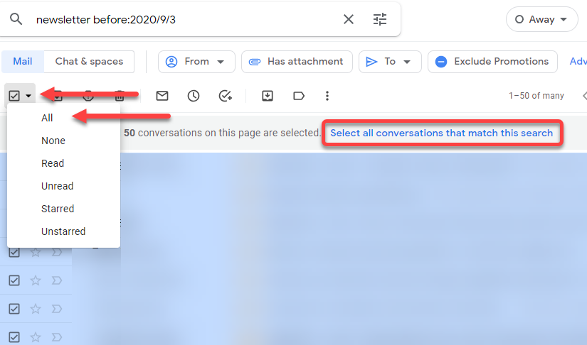 ¿Cómo eliminar solo los correos electrónicos viejos en Gmail? - 19 - agosto 17, 2022