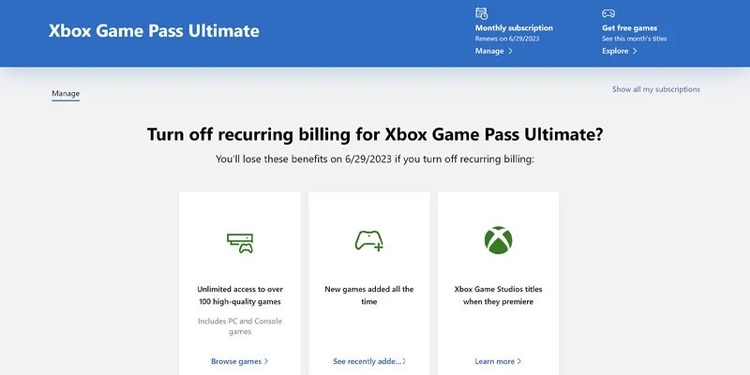 Cómo cancelar el Game Pass de Xbox - 21 - agosto 20, 2022