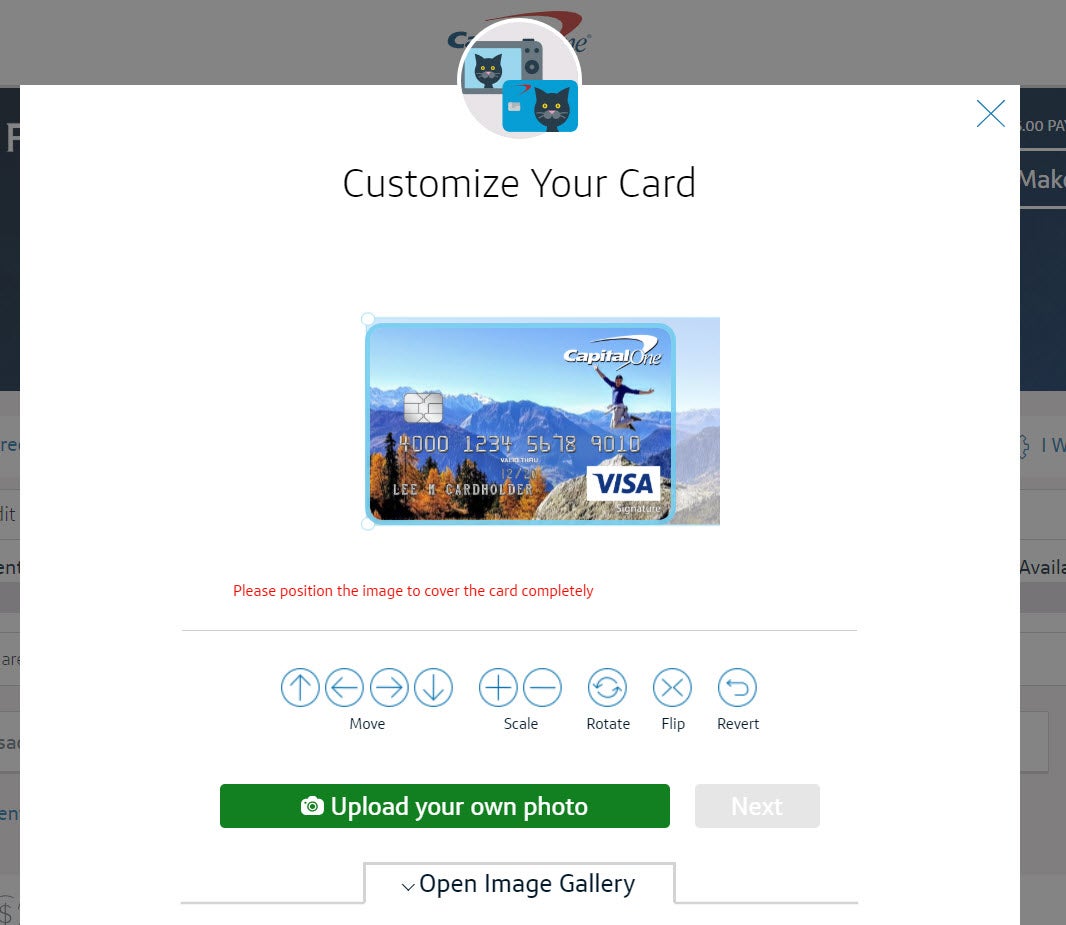 ¡Cómo personalizar las tarjetas Capital One con tus propias fotos! - 13 - agosto 20, 2022