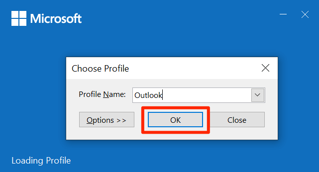 Cómo arreglar Outlook atascado en el perfil de carga - 11 - agosto 25, 2022