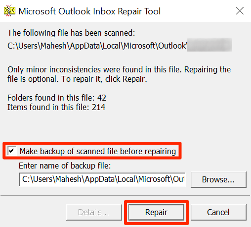 Cómo arreglar Outlook atascado en el perfil de carga - 45 - agosto 25, 2022