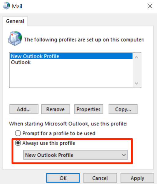 Cómo arreglar Outlook atascado en el perfil de carga - 57 - agosto 25, 2022