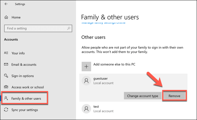 Cómo eliminar un perfil de usuario en Windows 10 - 13 - agosto 27, 2022