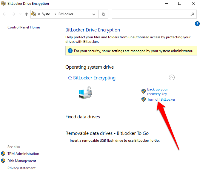 ¿Cómo apagar o deshabilitar BitLocker en Windows 10? - 11 - agosto 29, 2022
