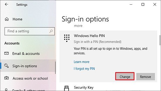 ¿Cómo cambiar o restablecer el PIN en Windows 10 y 11? - 7 - septiembre 5, 2022