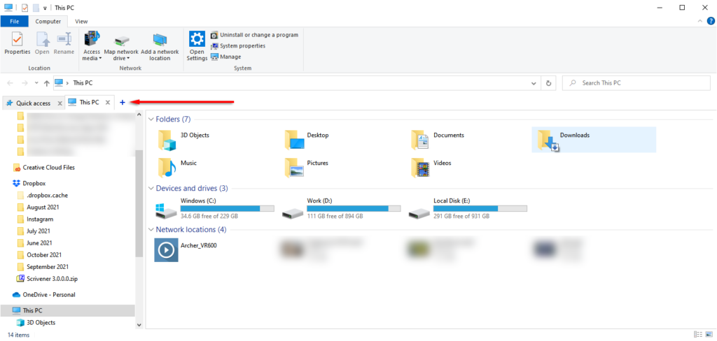 8 aplicaciones para habilitar las pestañas en el explorador de archivos en Windows 10 - 17 - septiembre 7, 2022