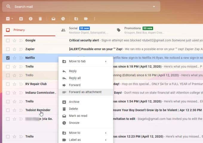 ¿Cómo reenviar múltiples correos electrónicos en Gmail? - 7 - septiembre 8, 2022