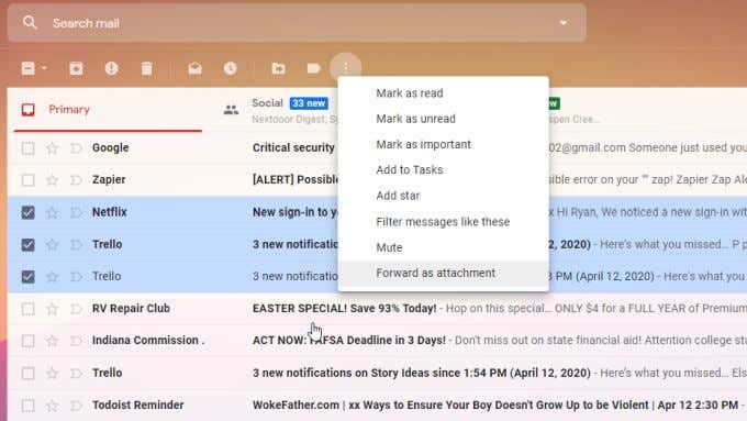 ¿Cómo reenviar múltiples correos electrónicos en Gmail? - 13 - septiembre 8, 2022