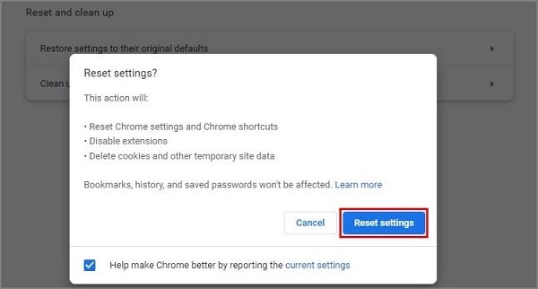 "¡Aw, Snap! Status_access_violation ”Error en Chrome - 27 - septiembre 9, 2022