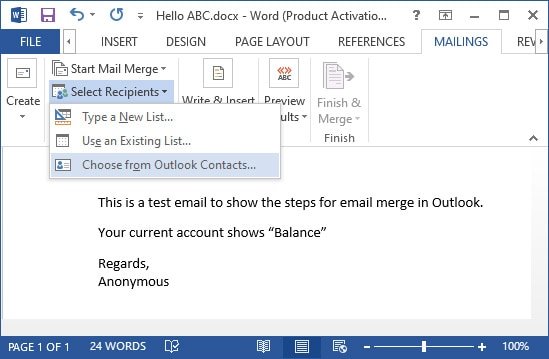 ¿Cómo enviar fusiones en Outlook? - 13 - septiembre 12, 2022