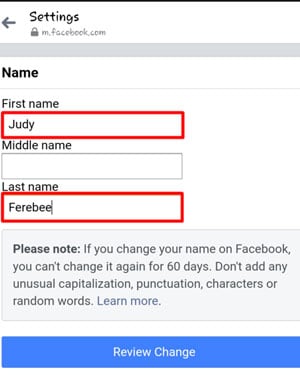 ¿Cómo cambiar tu nombre en Facebook? - 14 - octubre 6, 2022