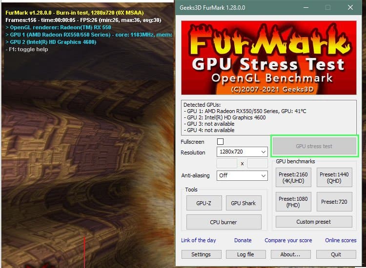 Prueba de estrés de GPU Furmark - Tutorial detallado - 13 - agosto 31, 2022