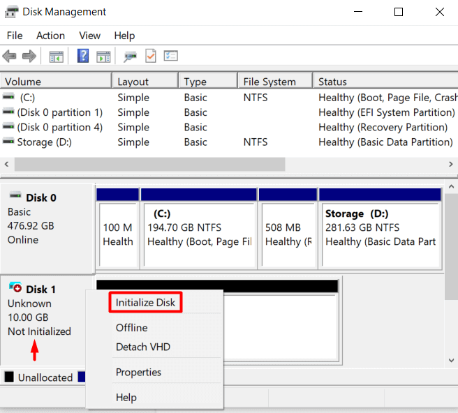 Cómo arreglar el disco duro no aparece en Windows 10 - 9 - septiembre 7, 2022