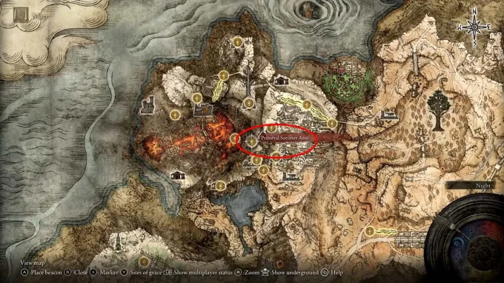 Elden Ring: cada hechicería y encantamiento legendario - ubicación + mapa - 19 - agosto 26, 2022