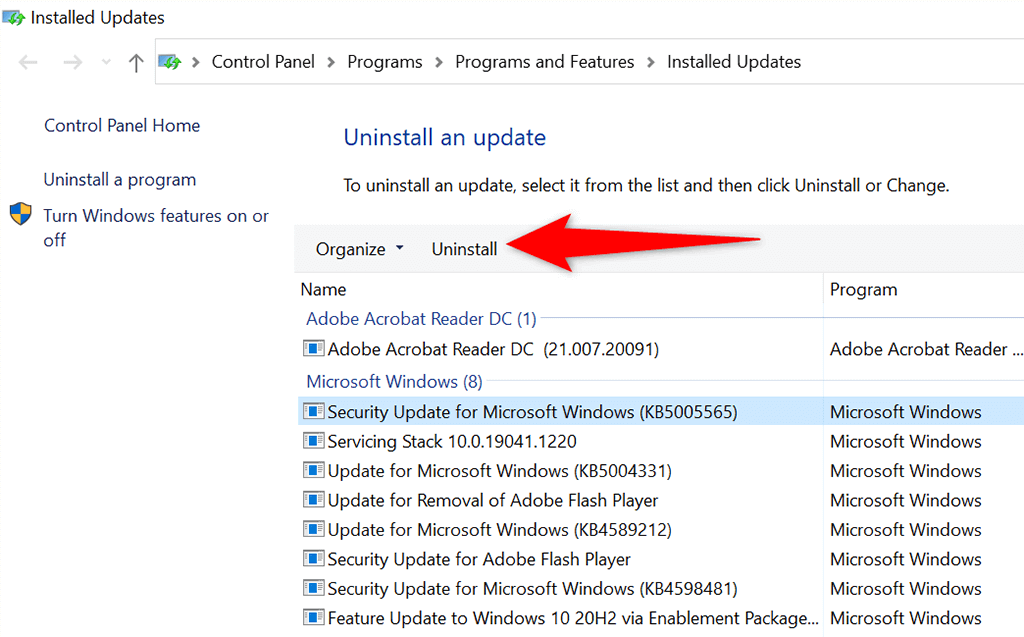 Cómo arreglar el error "No pudimos completar las actualizaciones" en Windows - 39 - septiembre 13, 2022