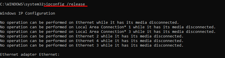 (Resuelto) La conexión del área local no tiene una configuración de IP válida - 35 - septiembre 13, 2022