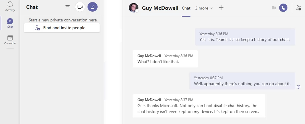Cómo habilitar o deshabilitar el historial de chat en los equipos de Microsoft - 29 - septiembre 21, 2022