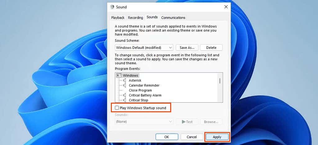 Cómo cambiar o deshabilitar el sonido de inicio de Windows 11 - 11 - septiembre 27, 2022