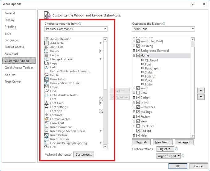 Cómo personalizar la cinta de Microsoft Office - 13 - septiembre 27, 2022
