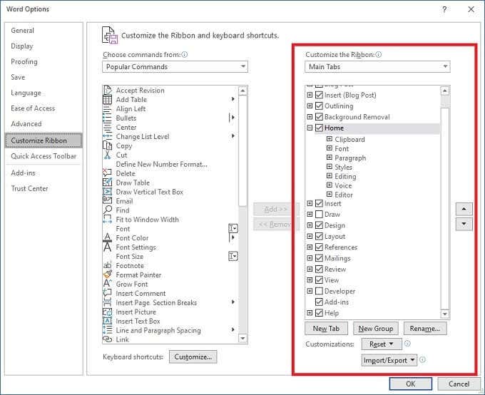 Cómo personalizar la cinta de Microsoft Office - 15 - septiembre 27, 2022