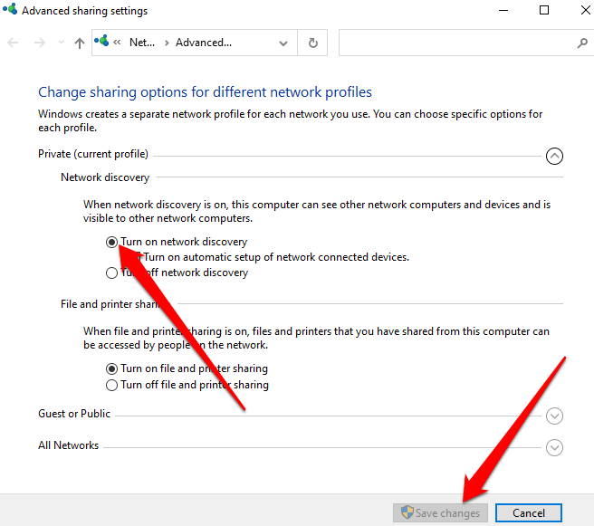 Se corrigió no puede acceder o ver la carpeta compartida desde una PC con Windows 10 - 25 - septiembre 22, 2022