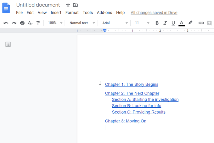 ¿Cómo funciona una tabla de contenido de Google Docs? - 19 - septiembre 27, 2022