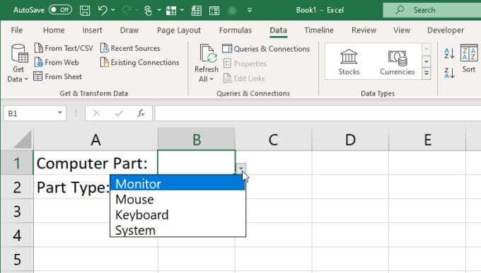 ¿Cómo crear múltiples listas desplegables vinculadas en Excel? - 25 - septiembre 29, 2022