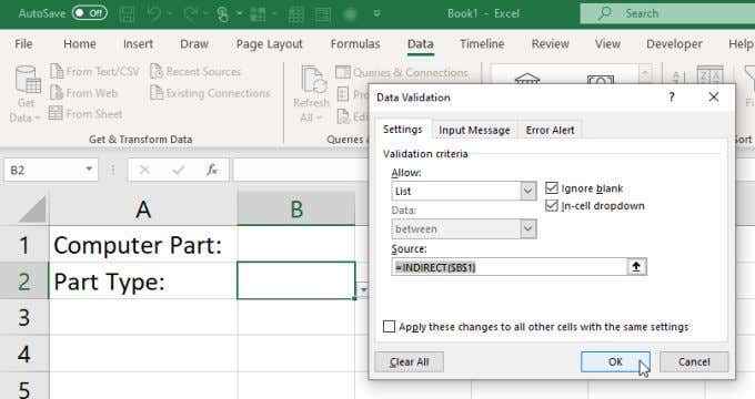 ¿Cómo crear múltiples listas desplegables vinculadas en Excel? - 27 - septiembre 29, 2022