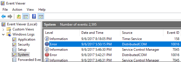 Corrige el error 10016 en el visor de eventos de Windows - 7 - octubre 6, 2022