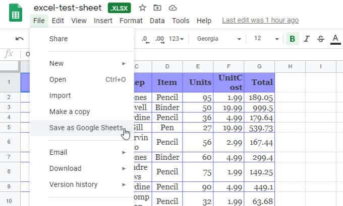 4 Formas de convertir Excel en hojas de Google - 27 - octubre 13, 2022