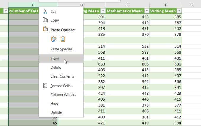 ¿Cómo mover columnas en Excel? - 7 - octubre 15, 2022