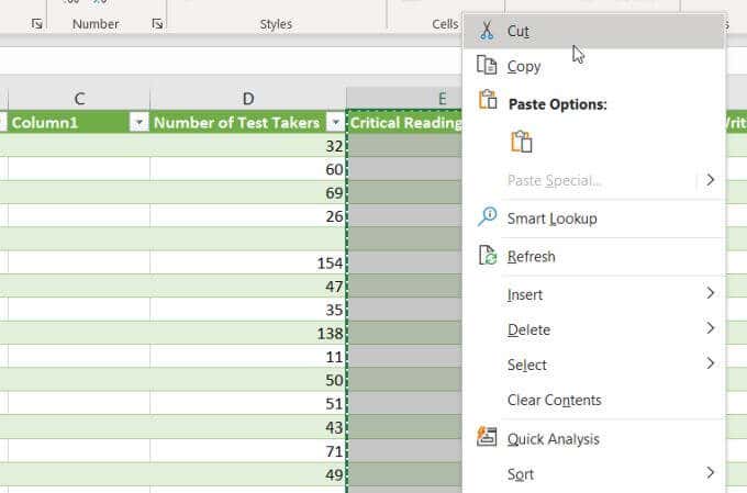 ¿Cómo mover columnas en Excel? - 9 - octubre 15, 2022