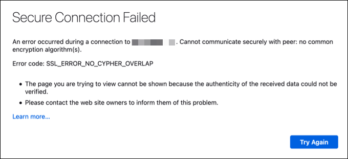 ¿Cómo corregir un error SSL_ERROR_NO_CYPHER_OVERLAP en Firefox? - 7 - octubre 20, 2022