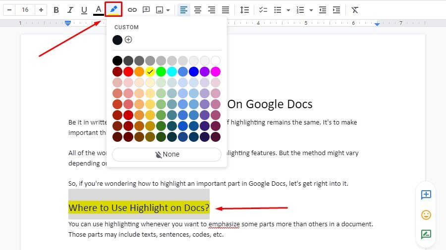 ¿Cómo destacarse en Google Docs? - 9 - octubre 21, 2022