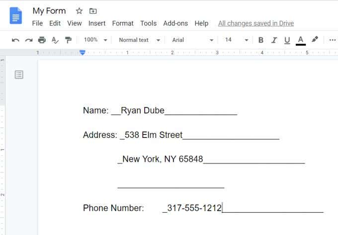 ¿Cómo hacer un formulario de Google Docs más relleno con tablas? - 9 - octubre 24, 2022
