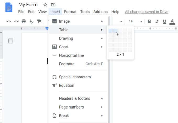 ¿Cómo hacer un formulario de Google Docs más relleno con tablas? - 13 - octubre 24, 2022