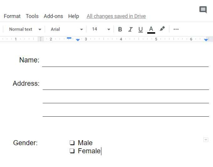 ¿Cómo hacer un formulario de Google Docs más relleno con tablas? - 33 - octubre 24, 2022