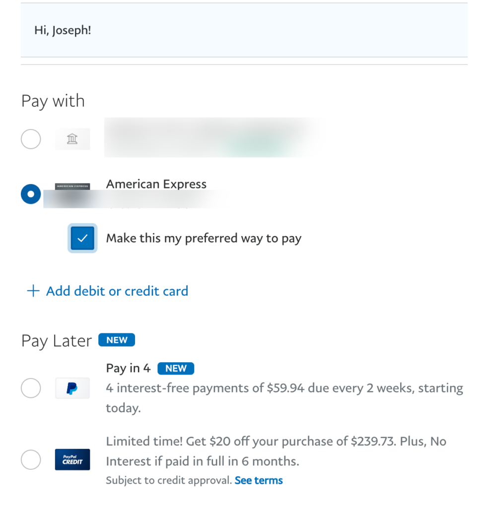 Nuevo beneficio de AMEX Platinum: $ 180 en créditos de PayPal: aquí le mostramos cómo maximizarlo - 13 - octubre 13, 2022