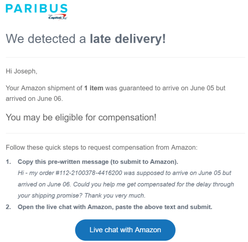 Paribus vigila su cuenta de Amazon Prime - 11 - octubre 31, 2022